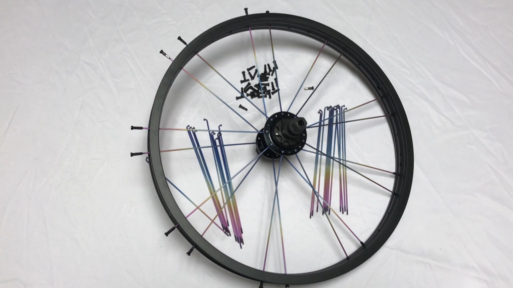 How to Lace a Bicycle Wheel 36 Spokes